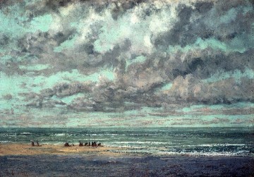  Gustav Obras - Marine Les Equilleurs Realista Realista pintor Gustave Courbet